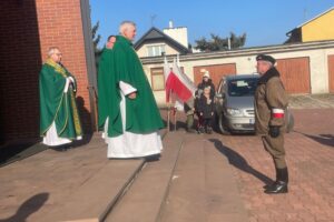 09.02.2025. Skarżysko-Kamienna. Uroczystości w 85. rocznicę zbrodni niemieckiej na osiedlu Bór / Fot. Anna Głąb - Radio Kielce