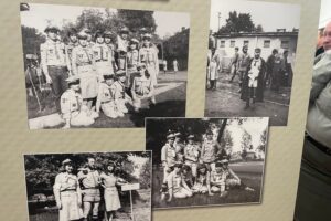 22.02.2025. Sandomierz. Ratusz. Wystawa „Harcerstwo Sandomierskie w czarno-białej fotografii w latach 1912-1992” / Fot. Grażyna Szlęzak - Radio Kielce