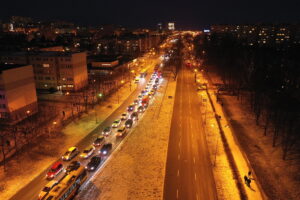 Protest przeciw trasie S74 przez Kielce. Mieszkańcy blokowali ulicę - Radio Kielce