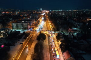 Protest przeciw trasie S74 przez Kielce. Mieszkańcy blokowali ulicę - Radio Kielce