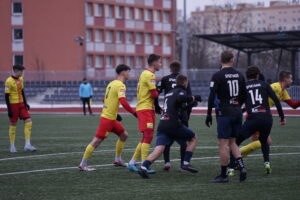 19.02.2025. Kielce. Mecz sparingowy Korona II Kielce - Spartakus - Daleszyce / Fot. Adrian Karwat - Radio Kielce