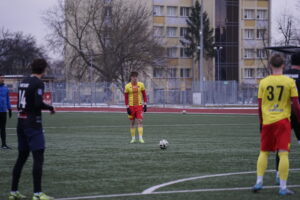 19.02.2025. Kielce. Mecz sparingowy Korona II Kielce - Spartakus - Daleszyce / Fot. Adrian Karwat - Radio Kielce