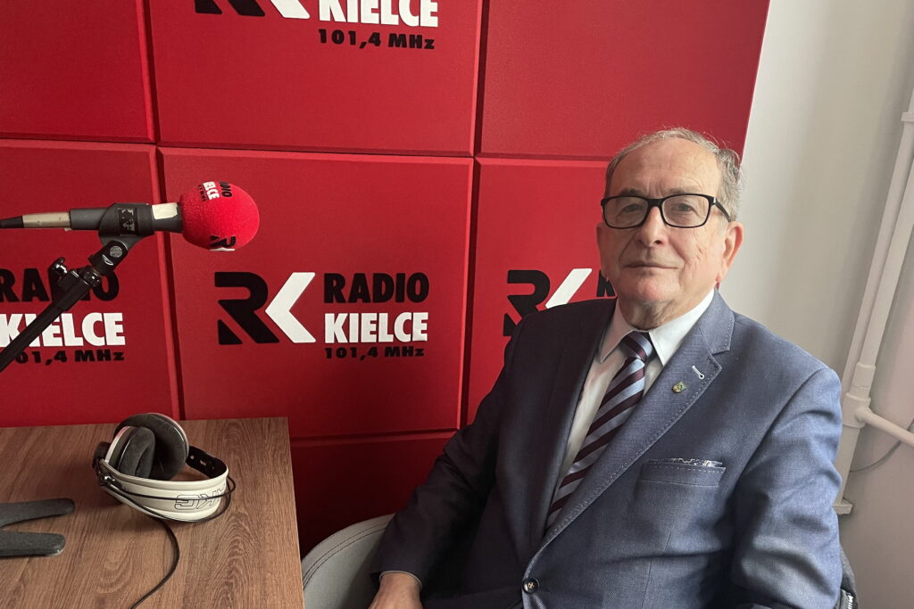 Marek Rożek, prezes Klubu Miłośników Sandomierza. / Fot. Grażyna Szlęzak - Radio Kielce