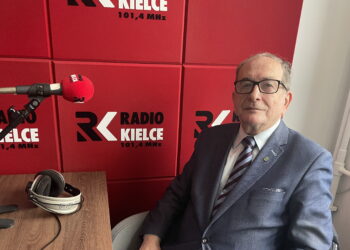 Marek Rożek, prezes Klubu Miłośników Sandomierza. / Fot. Grażyna Szlęzak - Radio Kielce