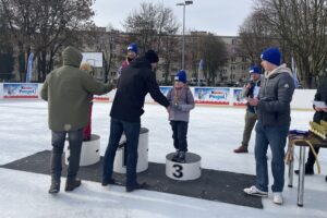 08.02.2025. Sandomierz. VI Mistrzostwa Sandomierza w Biegu Łyżwiarskim o Puchar Burmistrza Miasta / Fot. Grażyna Szlęzak - Radio Kielce