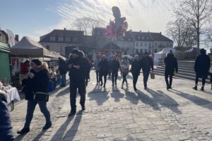 09.02.2025. Sandomierz. Jarmark Walentynkowy / Fot. Grażyna Szlęzak - Radio Kielce