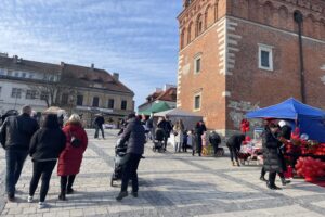 09.02.2025. Sandomierz. Jarmark Walentynkowy / Fot. Grażyna Szlęzak - Radio Kielce