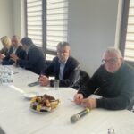12.02.2025. Śródborze. Spotkanie konsultacyjno-informacyjne / Fot. Grażyna Szlęzak - Radio Kielce