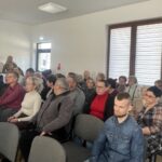 12.02.2025. Śródborze. Spotkanie konsultacyjno-informacyjne / Fot. Grażyna Szlęzak - Radio Kielce
