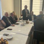 12.02.2025. Śródborze. Spotkanie konsultacyjno-informacyjne / Fot. Grażyna Szlęzak - Radio Kielce