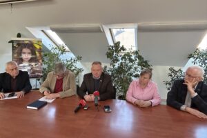 18.02.2025. Kielce. Konferencja na temat sytuacji w kieleckim MOPR / Fot. Marcin Marszałek - Radio Kielce