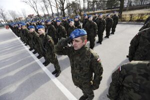 08.02.2025. Kielce. Przysięga wojskowa w Centrum Przygotowań do Misji Zagranicznych / Fot. Jarosław Kubalski - Radio Kielce