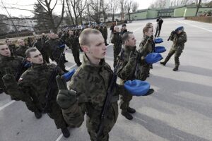 08.02.2025. Kielce. Przysięga wojskowa w Centrum Przygotowań do Misji Zagranicznych / Fot. Jarosław Kubalski - Radio Kielce