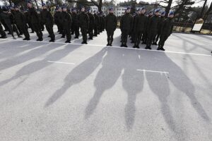 08.02.2025. Kielce. Przysięga wojskowa w Centrum Przygotowań do Misji Zagranicznych / Fot. Jarosław Kubalski - Radio Kielce