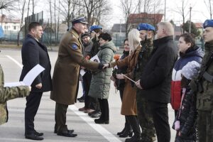 08.02.2025. Kielce. Przysięga wojskowa w Centrum Przygotowań do Misji Zagranicznych / Fot. Jarosław Kubalski - Radio Kielce