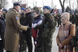 08.02.2025. Kielce. Przysięga wojskowa w Centrum Przygotowań do Misji Zagranicznych / Fot. Jarosław Kubalski - Radio Kielce