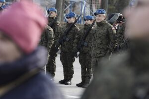 08.02.2025. Kielce. Przysięga wojskowa w Centrum Przygotowań do Misji Zagranicznych / Fot. Jarosław Kubalski - Radio Kielce