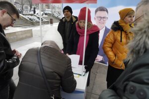 03.02.2025. Kielce. Konferencja prasowa Trzeciej Drogi / Fot. Jarosław Kubalski - Radio Kielce