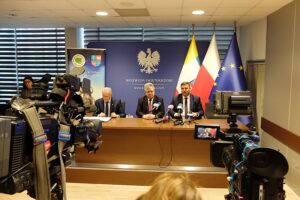 06.02.2025. Kielce. Świętokrzyski urząd wojewódzki. Konferencja nt. konkursu „Fundusz sołecki - najlepsza inicjatywa” / Fot. Jarosław Kubalski - Radio Kielce