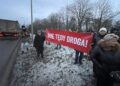 14.02.2025. Kielce. Protest mieszkańców / Fot. Jarosław Kubalski - Radio Kielce