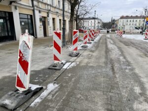 19.02.2025. Kielce. Ulica Głowackiego / Fot. Wiktor Taszłow - Radio Kielce