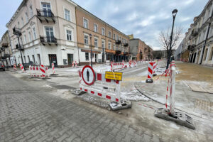 19.02.2025. Kielce. Ulica Głowackiego / Fot. Wiktor Taszłow - Radio Kielce