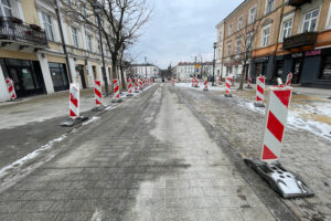 19.02.2025. Kielce. Ulica Głowackiego / Fot. Wiktor Taszłow - Radio Kielce