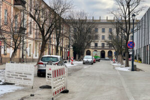 19.02.2025. Kielce. Ulica Głowackiego / Fot. Wiktor Taszłow - Radio Kielce