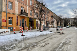 19.02.2025. Kielce. Ulica Głowackiego / Fot. Wiktor Taszłow - Radio Kielce