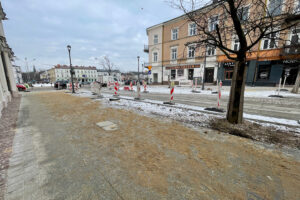 19.02.2025. Kielce. Ulica Głowackiego / Fot. Wiktor Taszłow - Radio Kielce