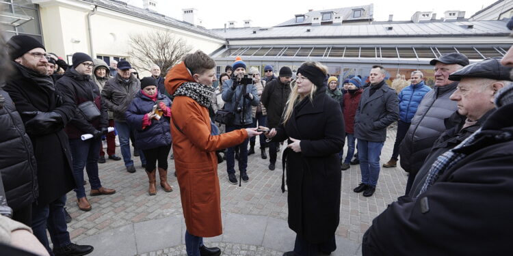 08.02.2025 Kielce. Konsultacje społeczne w sprawie rewitalizacji Placu Wolności / Fot. Jarosław Kubalski - Radio Kielce