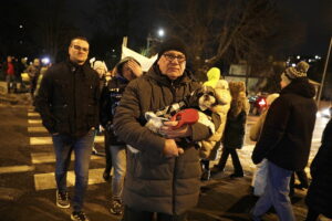 Protest przeciw trasie S74 przez Kielce. Mieszkańcy blokowali ulicę - Radio Kielce