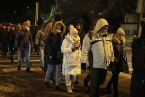 Protest przeciw trasie S74 przez Kielce. Mieszkańcy blokowali ulicę - Radio Kielce