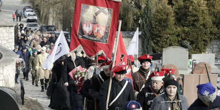 23.02.2025 Małogoszcz. Obchody 162. rocznicy Bitwy pod Małogoszczem  / Fot. Jarosław Kubalski - Radio Kielce