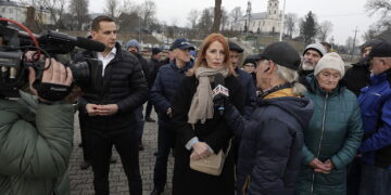 26.02.2025 Brzeziny. Program Interwencja TVP3 Kielce i Radia Kielce/ Fot. Jarosław Kubalski - Radio Kielce