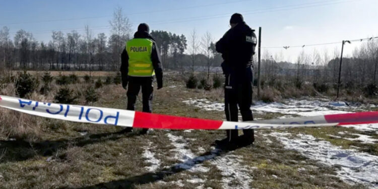 Kolejny niezidentyfikowany obiekt spadł na teren Polski / Fot. KPP w Chojnicach/polskieradio24.pl