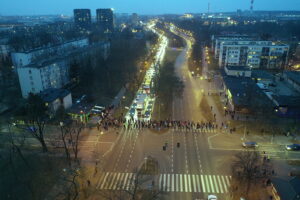 Kielce. Protest przeciw budowie S74 przez Kielce - Radio Kielce