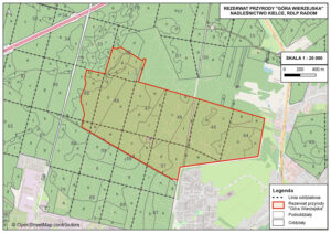 Rezerwat Góra Wierzejska - mapa