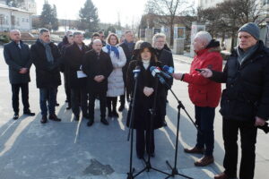 17.02.2025. Kielce, Konferencja działaczy PIS. / Fot. Jarosław Kubalski - Radio Kielce