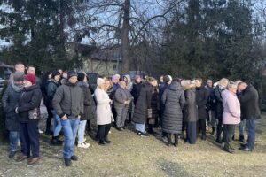 19.02.2025. Gieraszowice. Interwencja / Fot. Grażyna Szlęzak - Radio Kielce