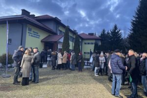 19.02.2025. Gieraszowice. Interwencja / Fot. Grażyna Szlęzak - Radio Kielce