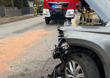 13.02.2025 Miedziana Góra. Wypadek / Fot. Policja