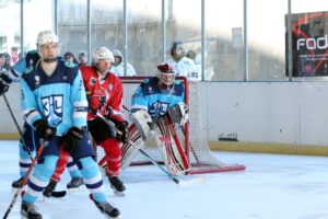 23.02.2025. Skarżysko-Kamienna. Mistrzostwa Polski Amatorów w hokeju na lodzie Dywizji 5 / Fot. Paweł Wełpa