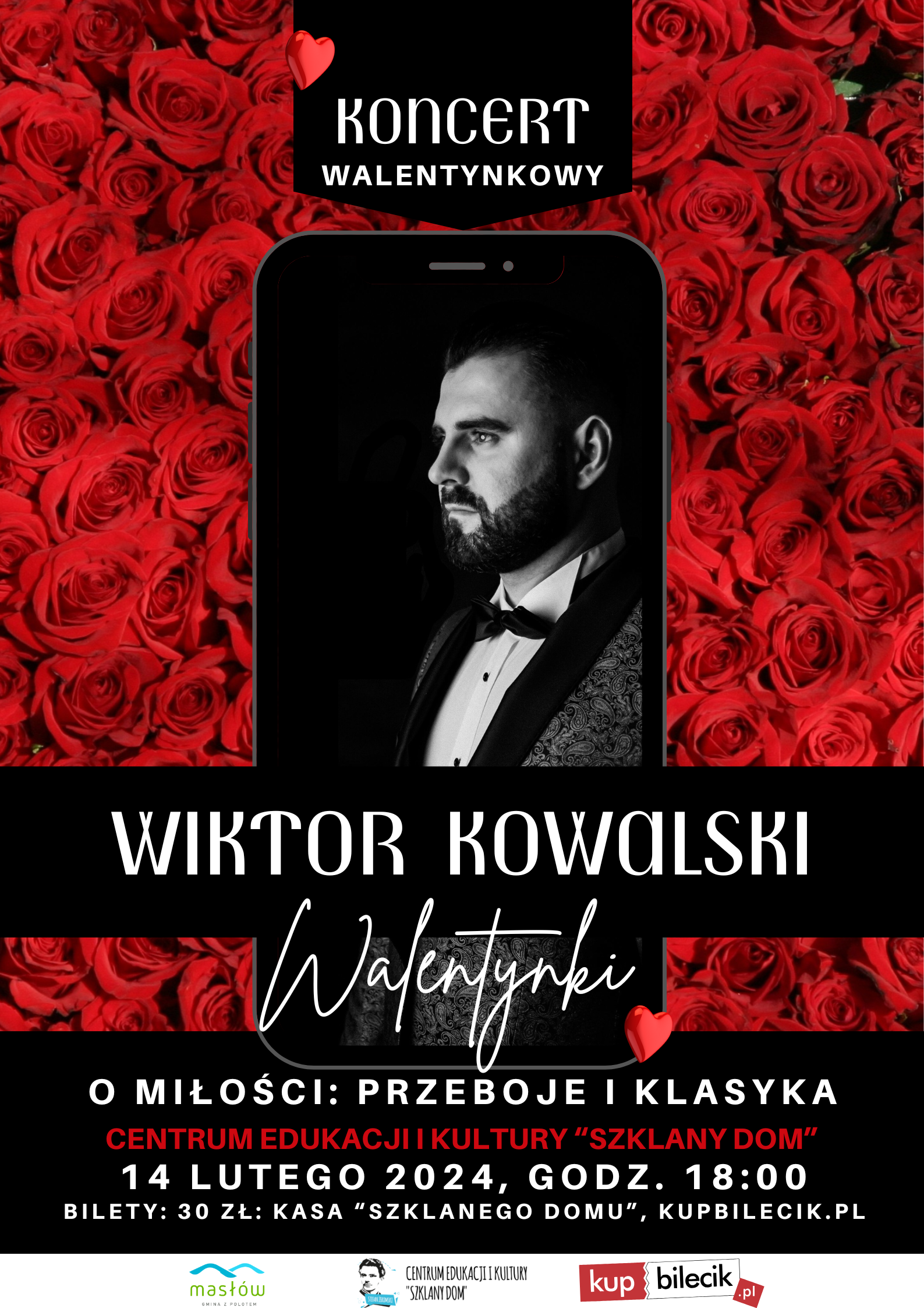 Walentynkowy koncert Wiktora Kowalskiego - Radio Kielce