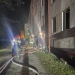 03.03.2025. Kielce. Ulica Śląska. Pożar / Fot. Radio Kielce