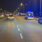 11.03.2025. Kielce. Ul. Krakowska. Wypadek / Fot. Kielecka policja