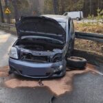 11.03.2025. Brzeście. Kolizja / Fot. mł. bryg. Rafał Surdy