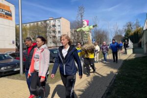 21.03.2025. Sandomierz. Bieg z Marzanną / Fot. Grażyna Szlęzak - Radio Kielce