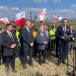 28.03.2025. Połaniec. Konferencja parlamentarzystów PiS i związków zawodowych / Fot. Anna Głąb - Radio Kielce