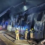 05.03.2025. Jelcza Wielka. Pożar / źródło: PSP Pińczów